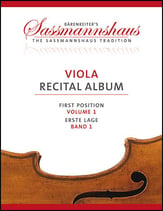 Viola Recital Album #1 cover